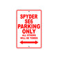 CAN-AM Spyder SE6 Parking Only All Others Will Be Towed Aluminum Decor Garage Sign