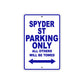 CAN-AM Spyder St Parking Only All Others Will Be Towed Aluminum Decor Garage Sign