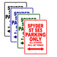 CAN-AM Spyder ST SE5 Parking Only All Others Will Be Towed Aluminum Decor Garage Sign