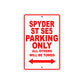 CAN-AM Spyder ST SE5 Parking Only All Others Will Be Towed Aluminum Decor Garage Sign