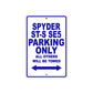 CAN-AM Spyder ST S SE5 Parking Only All Others Will Be Towed Aluminum Decor Garage Sign