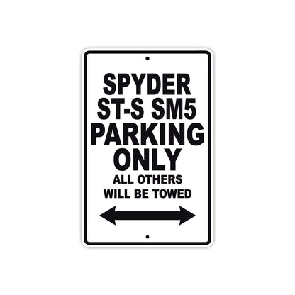 CAN-AM Spyder ST S SM5 Parking Only All Others Will Be Towed Aluminum Decor Garage Sign