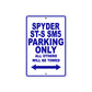 CAN-AM Spyder ST S SM5 Parking Only All Others Will Be Towed Aluminum Decor Garage Sign