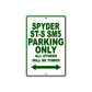CAN-AM Spyder ST S SM5 Parking Only All Others Will Be Towed Aluminum Decor Garage Sign