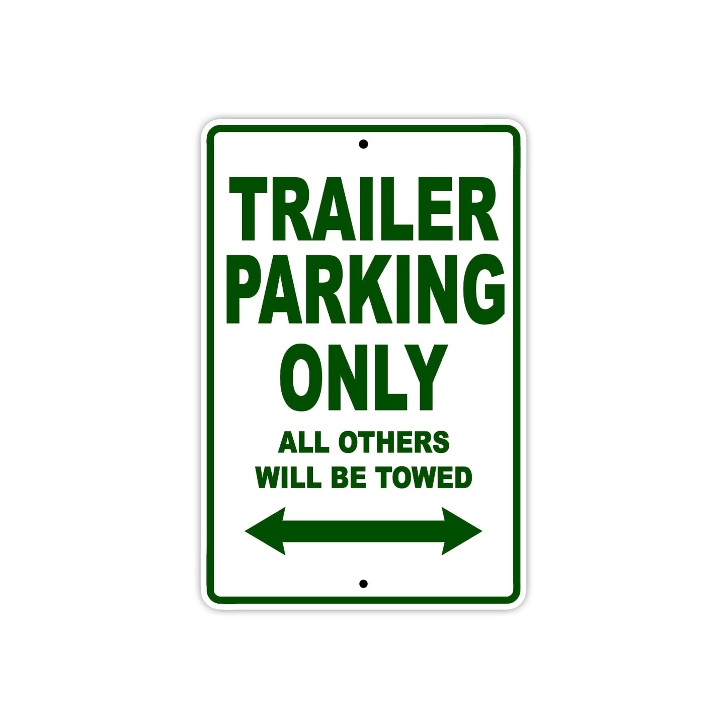 CAN-AM Trailer Parking Only All Others Will Be Towed Aluminum Decor Garage Sign