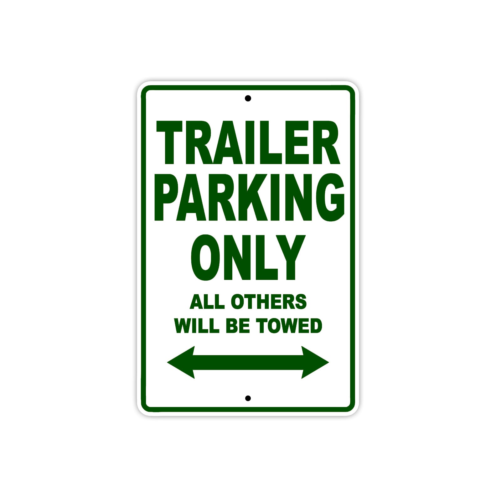 CAN-AM Trailer Parking Only All Others Will Be Towed Aluminum Decor Garage Sign