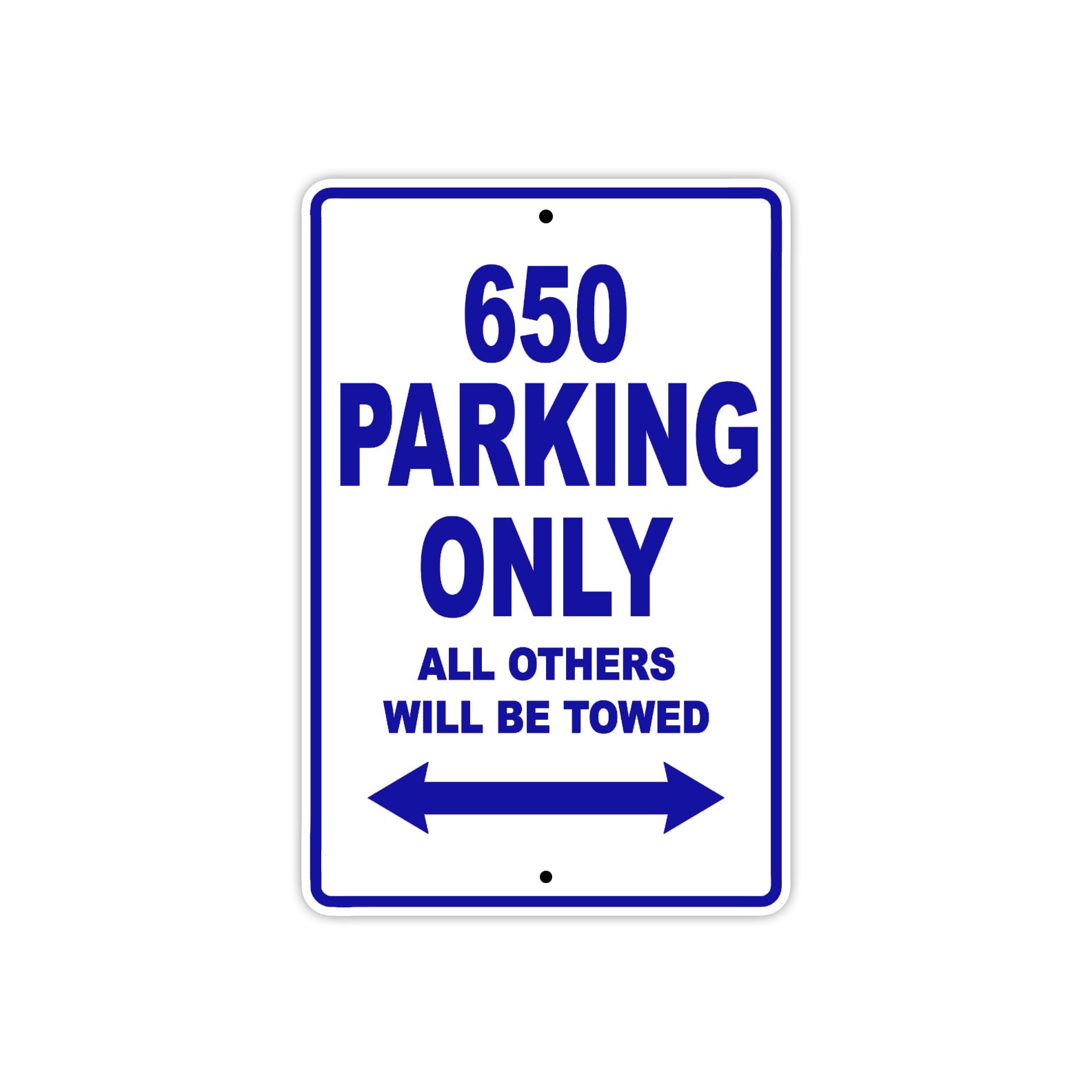 CFMOTO 650 Parking Only All Others Will Be Towed Aluminum Decor Garage Sign