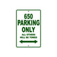 CFMOTO 650 Parking Only All Others Will Be Towed Aluminum Decor Garage Sign