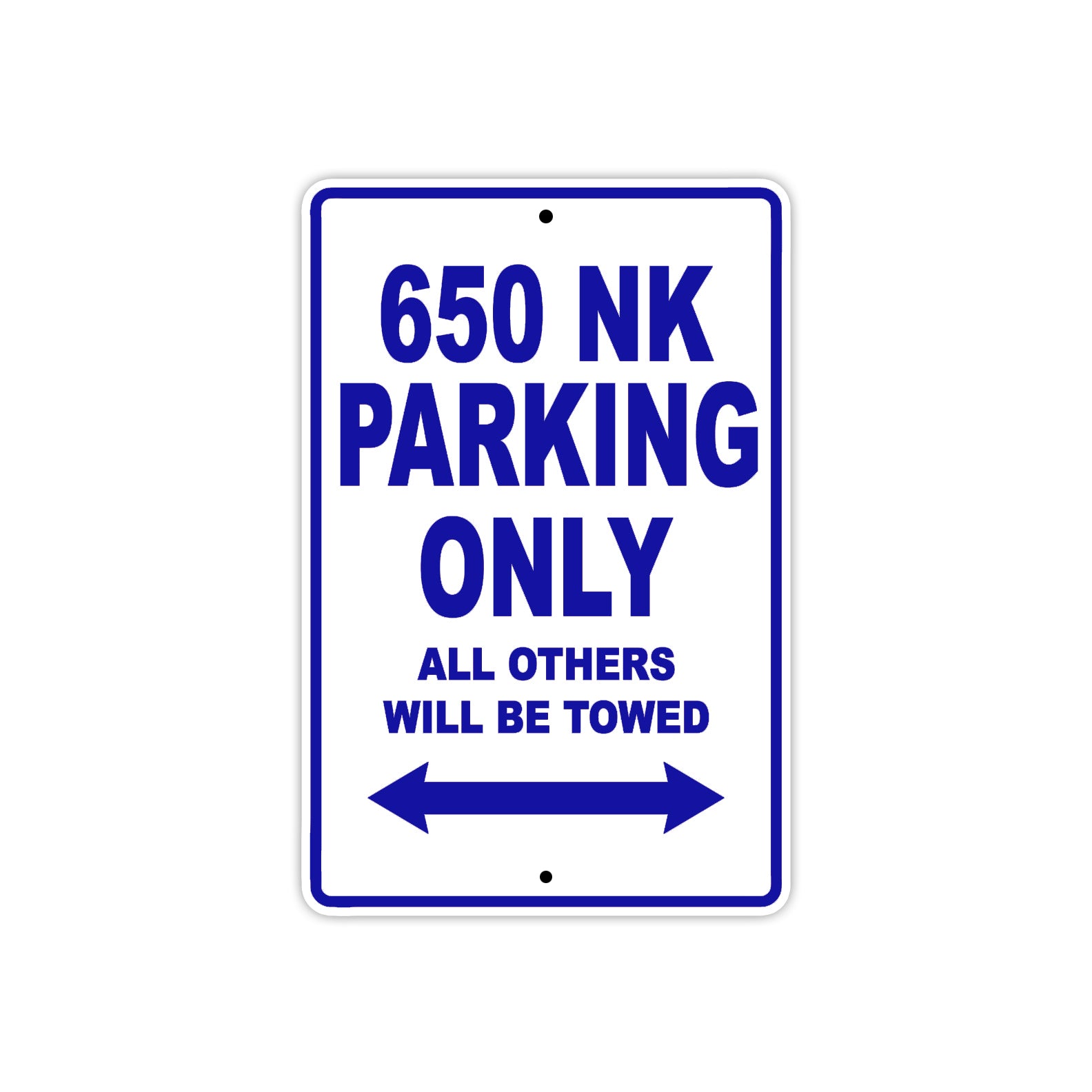 CFMOTO 650 NK Parking Only All Others Will Be Towed Aluminum Decor Garage Sign