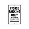 CFMOTO Cforce Parking Only All Others Will Be Towed Aluminum Decor Garage Sign
