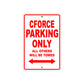 CFMOTO Cforce Parking Only All Others Will Be Towed Aluminum Decor Garage Sign