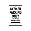 Cobra CX50 SR Parking Only All Others Will Be Towed Aluminum Decor Garage Sign