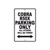 Cobra Cobra R50X Parking Only All Others Will Be Towed Aluminum Decor Garage Sign