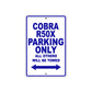Cobra Cobra R50X Parking Only All Others Will Be Towed Aluminum Decor Garage Sign