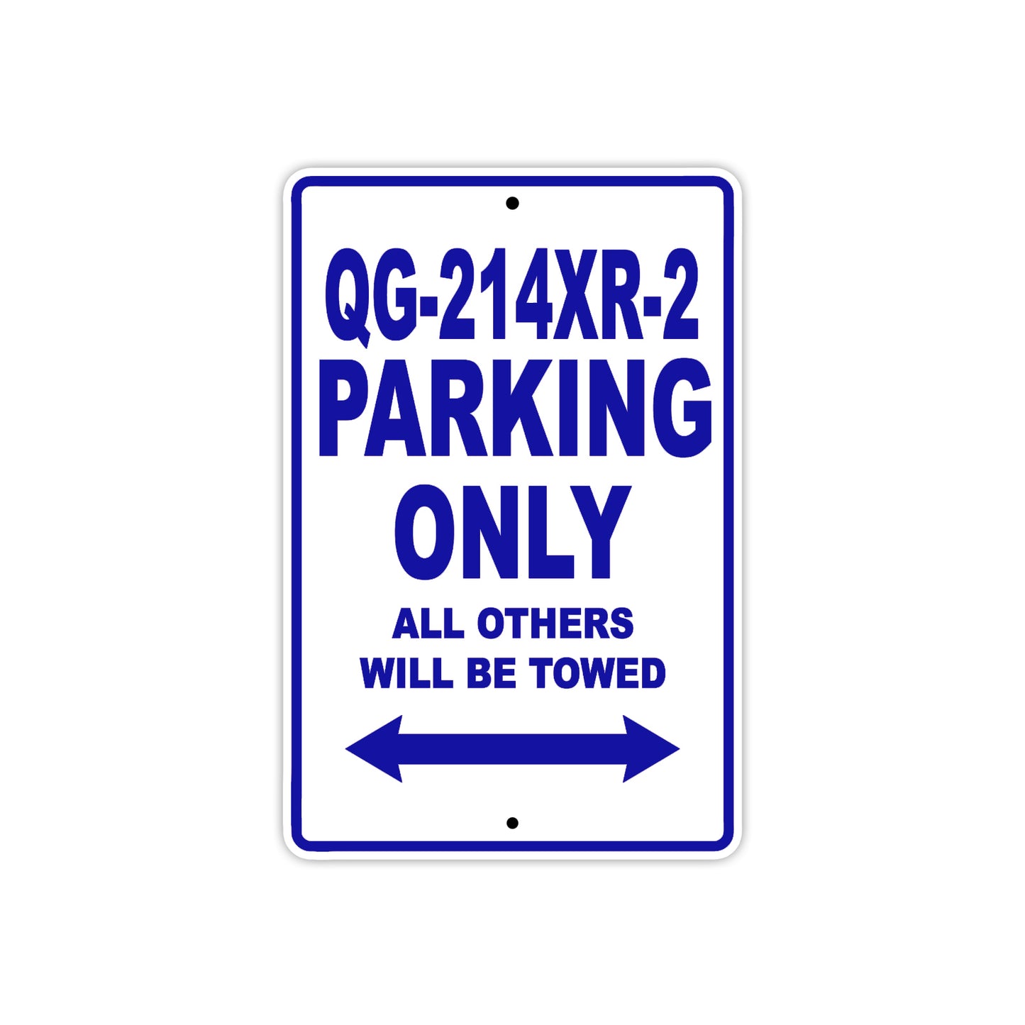 Coolster QG214XR2 Parking Only All Others Will Be Towed Aluminum Decor Garage Sign