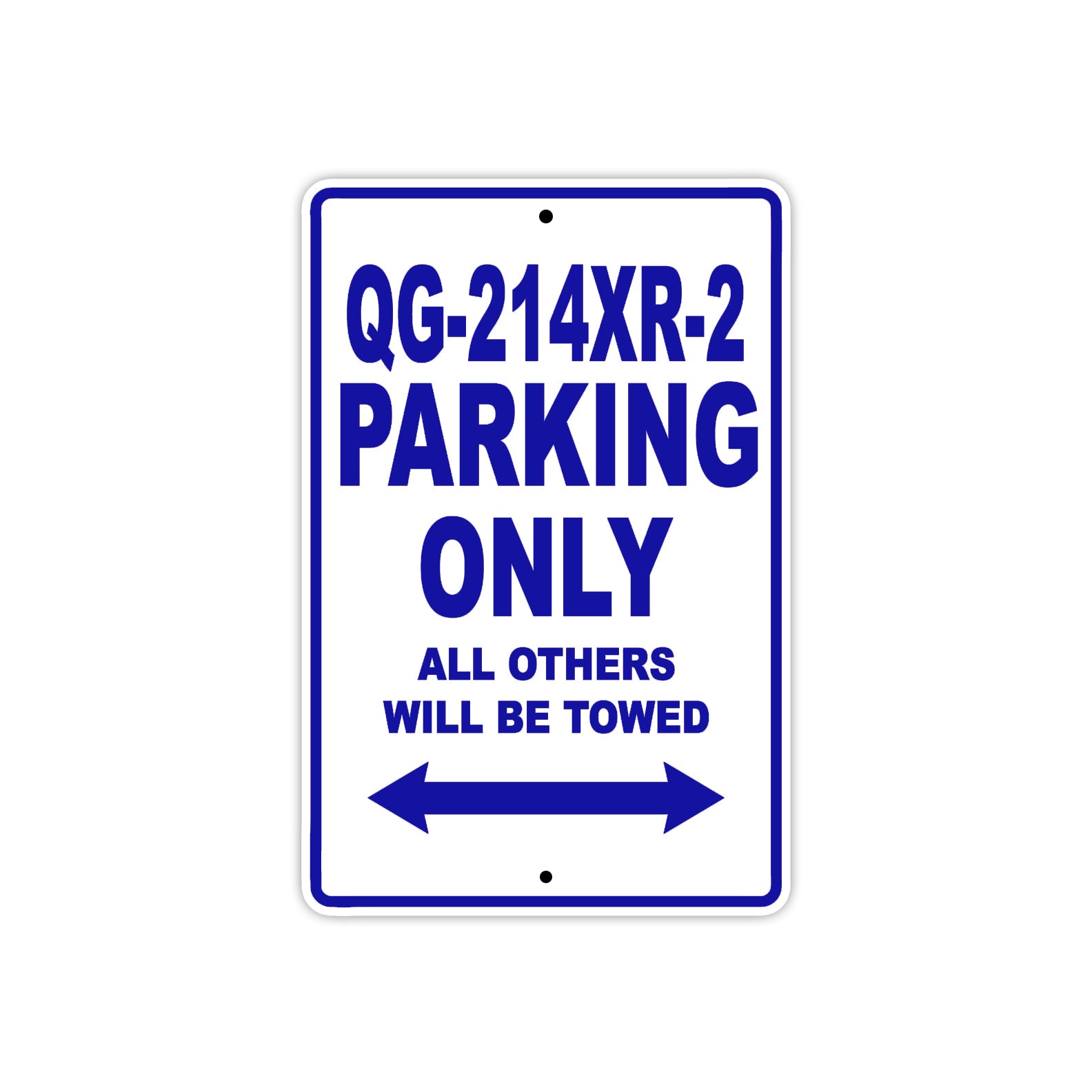 Coolster QG214XR2 Parking Only All Others Will Be Towed Aluminum Decor Garage Sign
