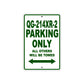 Coolster QG214XR2 Parking Only All Others Will Be Towed Aluminum Decor Garage Sign