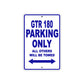 CPI GTR 180 Parking Only All Others Will Be Towed Aluminum Decor Garage Sign