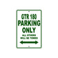 CPI GTR 180 Parking Only All Others Will Be Towed Aluminum Decor Garage Sign