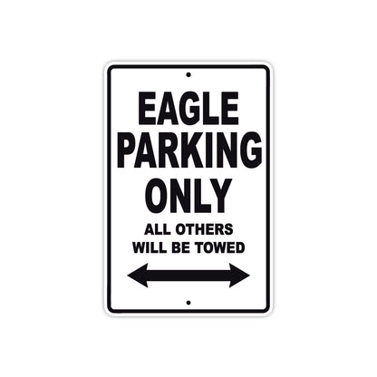 Cushman Eagle Parking Only All Others Will Be Towed Aluminum Decor Garage Sign