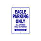 Cushman Eagle Parking Only All Others Will Be Towed Aluminum Decor Garage Sign