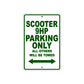 Cushman Scooter 9HP Parking Only All Others Will Be Towed Aluminum Decor Garage Sign