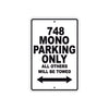 Ducati 748 Mono Parking Only All Others Will Be Towed Aluminum Decor Garage Sign