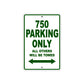 Ducati 750 Parking Only All Others Will Be Towed Aluminum Decor Garage Sign