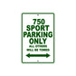 Ducati 750 Sport Parking Only All Others Will Be Towed Aluminum Decor Garage Sign