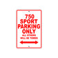 Ducati 750 Sport Parking Only All Others Will Be Towed Aluminum Decor Garage Sign