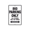 Ducati 860 Parking Only All Others Will Be Towed Aluminum Decor Garage Sign