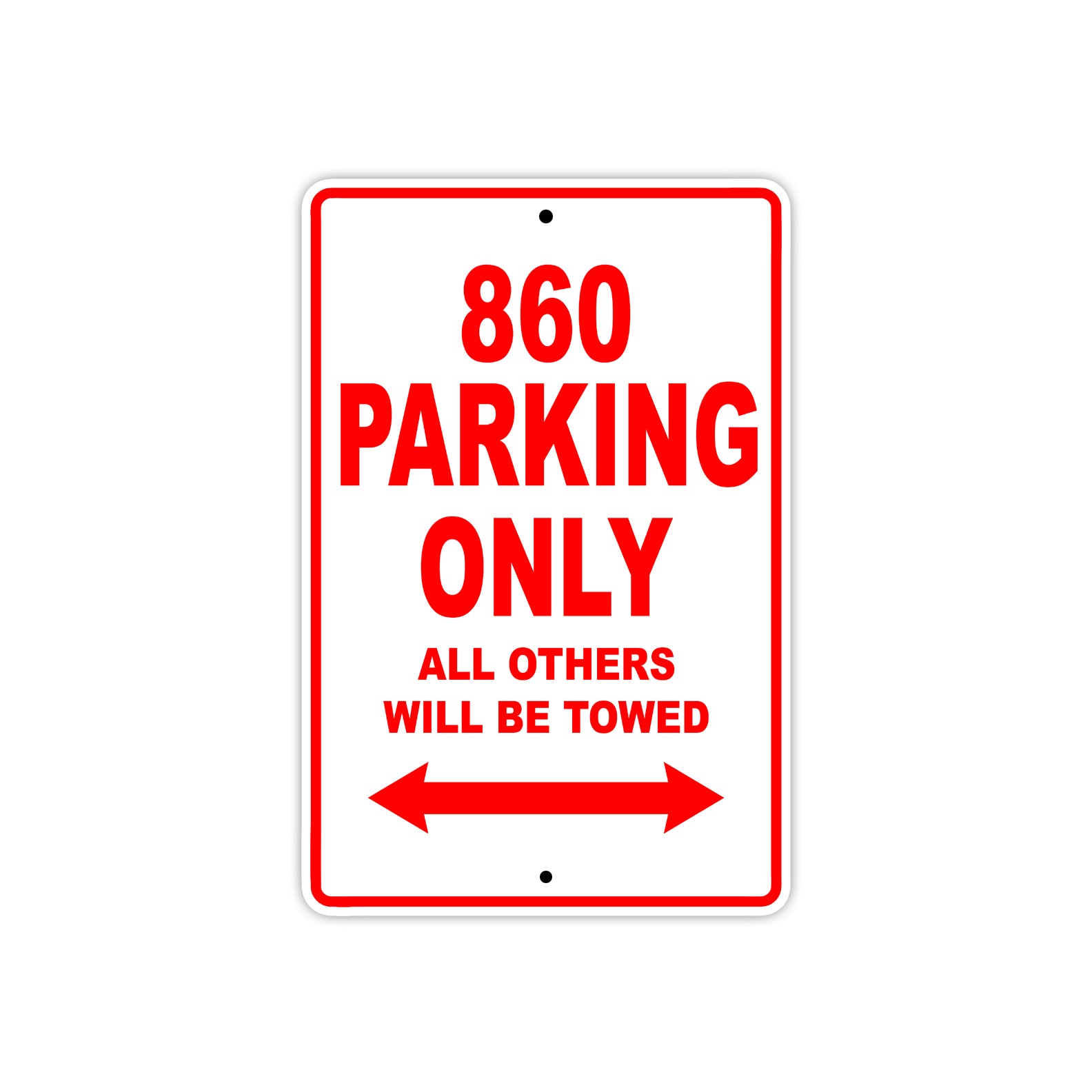 Ducati 860 Parking Only All Others Will Be Towed Aluminum Decor Garage Sign