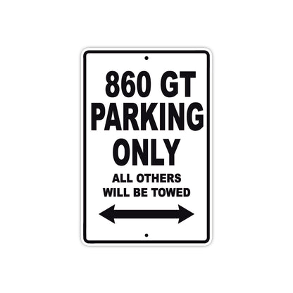 Ducati 860 GT Parking Only All Others Will Be Towed Aluminum Decor Garage Sign