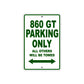 Ducati 860 GT Parking Only All Others Will Be Towed Aluminum Decor Garage Sign