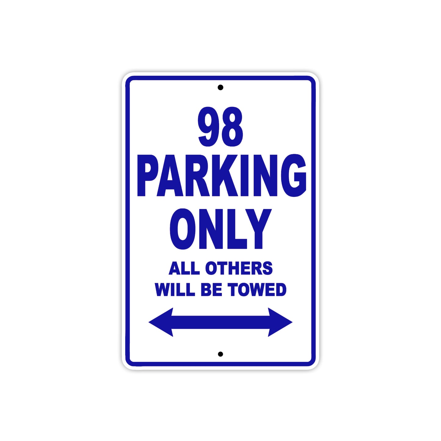Ducati 98 Parking Only All Others Will Be Towed Aluminum Decor Garage Sign