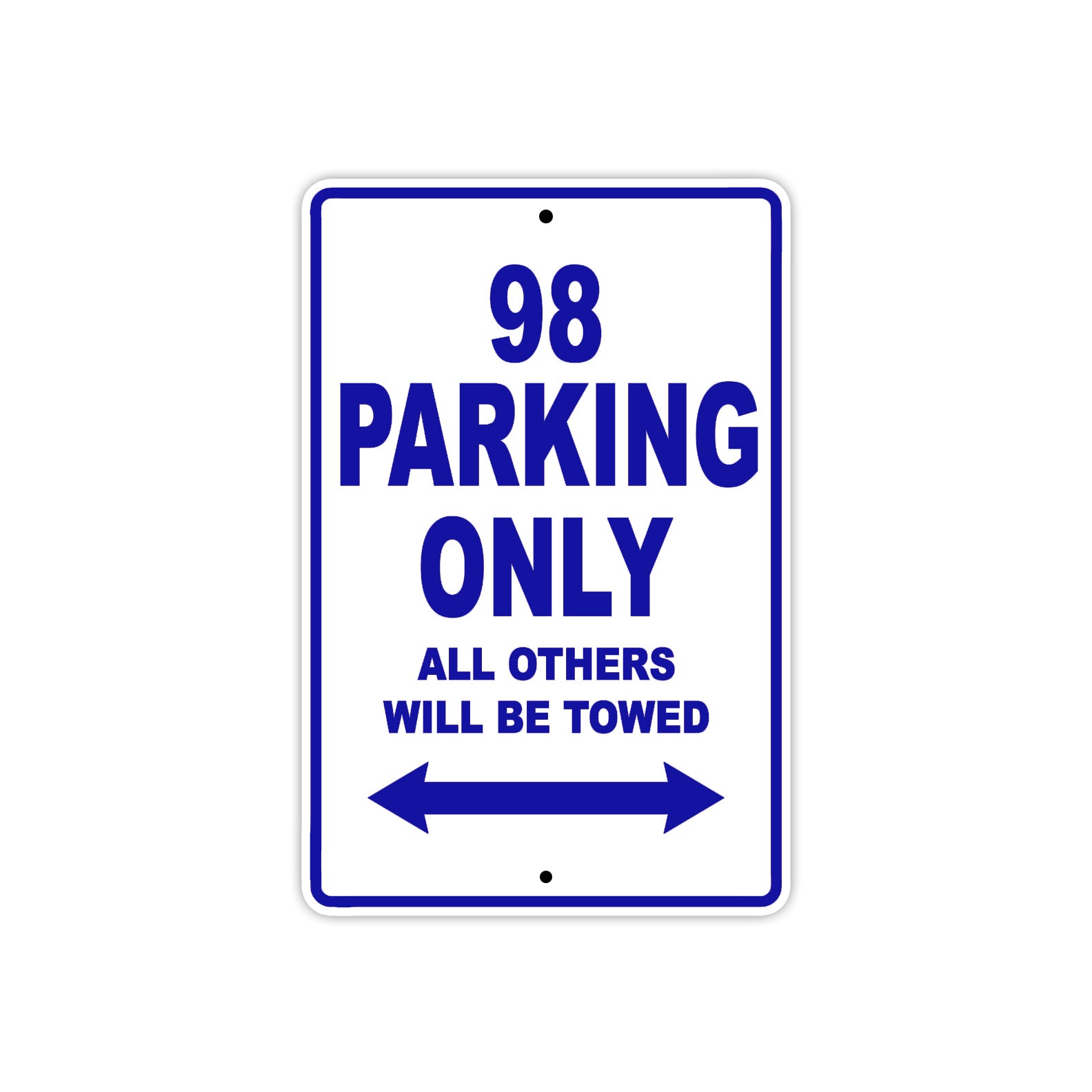 Ducati 98 Parking Only All Others Will Be Towed Aluminum Decor Garage Sign