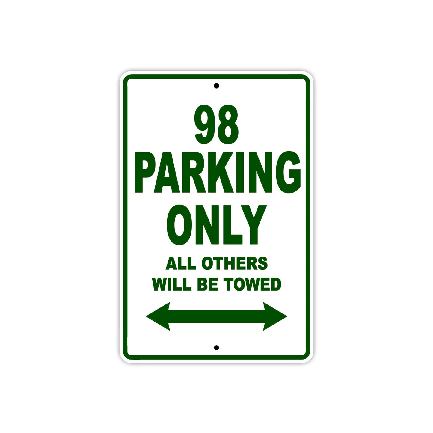 Ducati 98 Parking Only All Others Will Be Towed Aluminum Decor Garage Sign