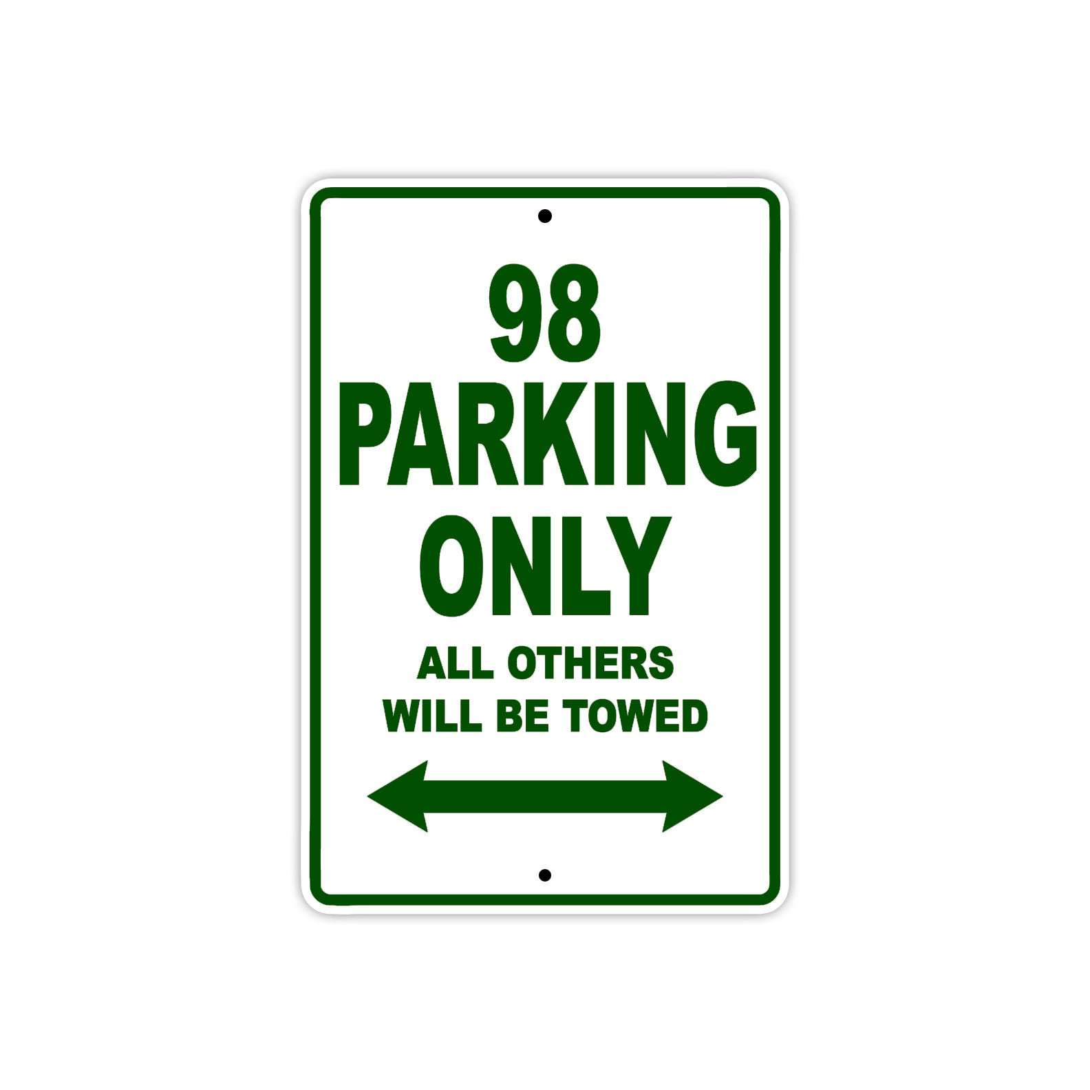 Ducati 98 Parking Only All Others Will Be Towed Aluminum Decor Garage Sign