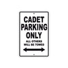 Ducati Cadet Parking Only All Others Will Be Towed Aluminum Decor Garage Sign