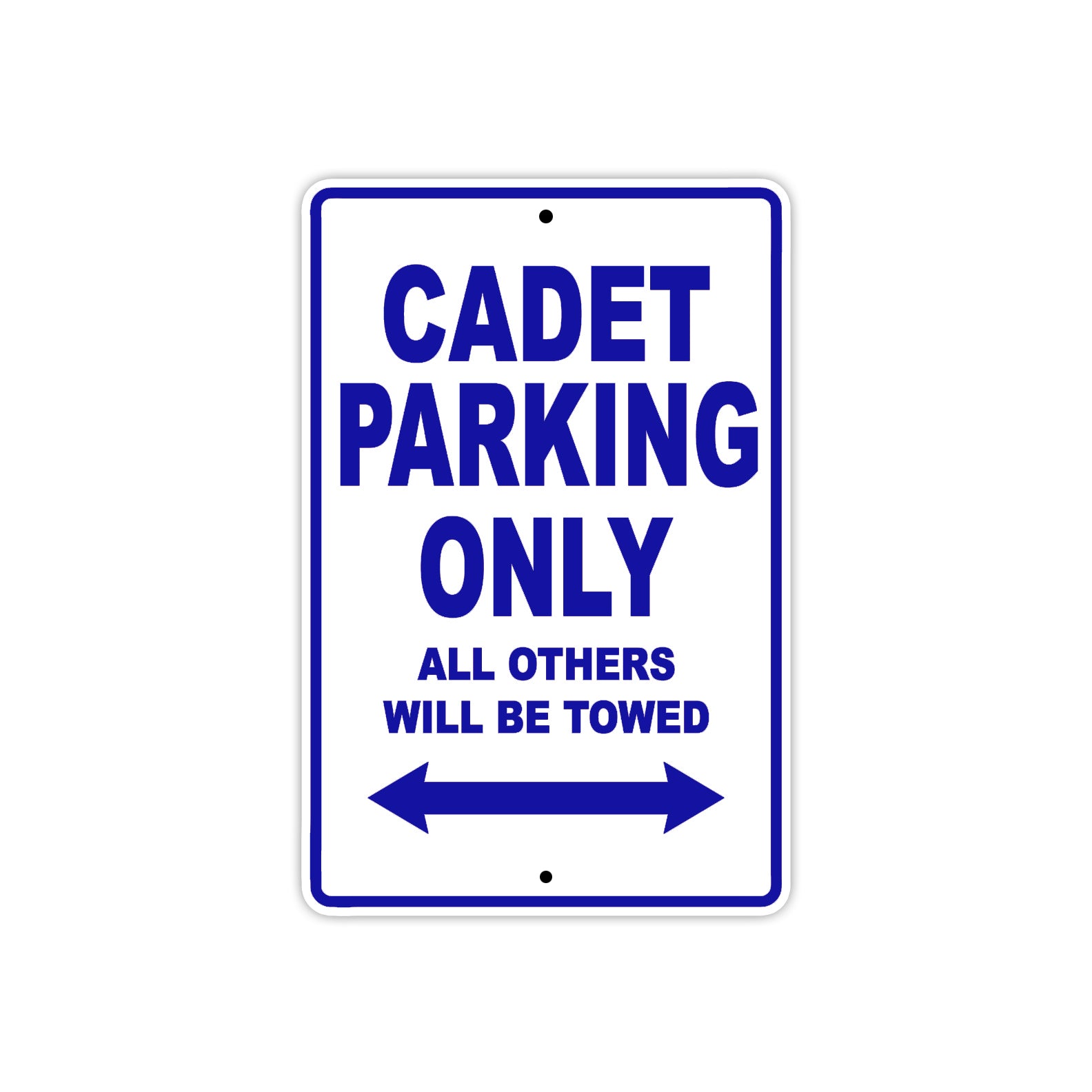 Ducati Cadet Parking Only All Others Will Be Towed Aluminum Decor Garage Sign