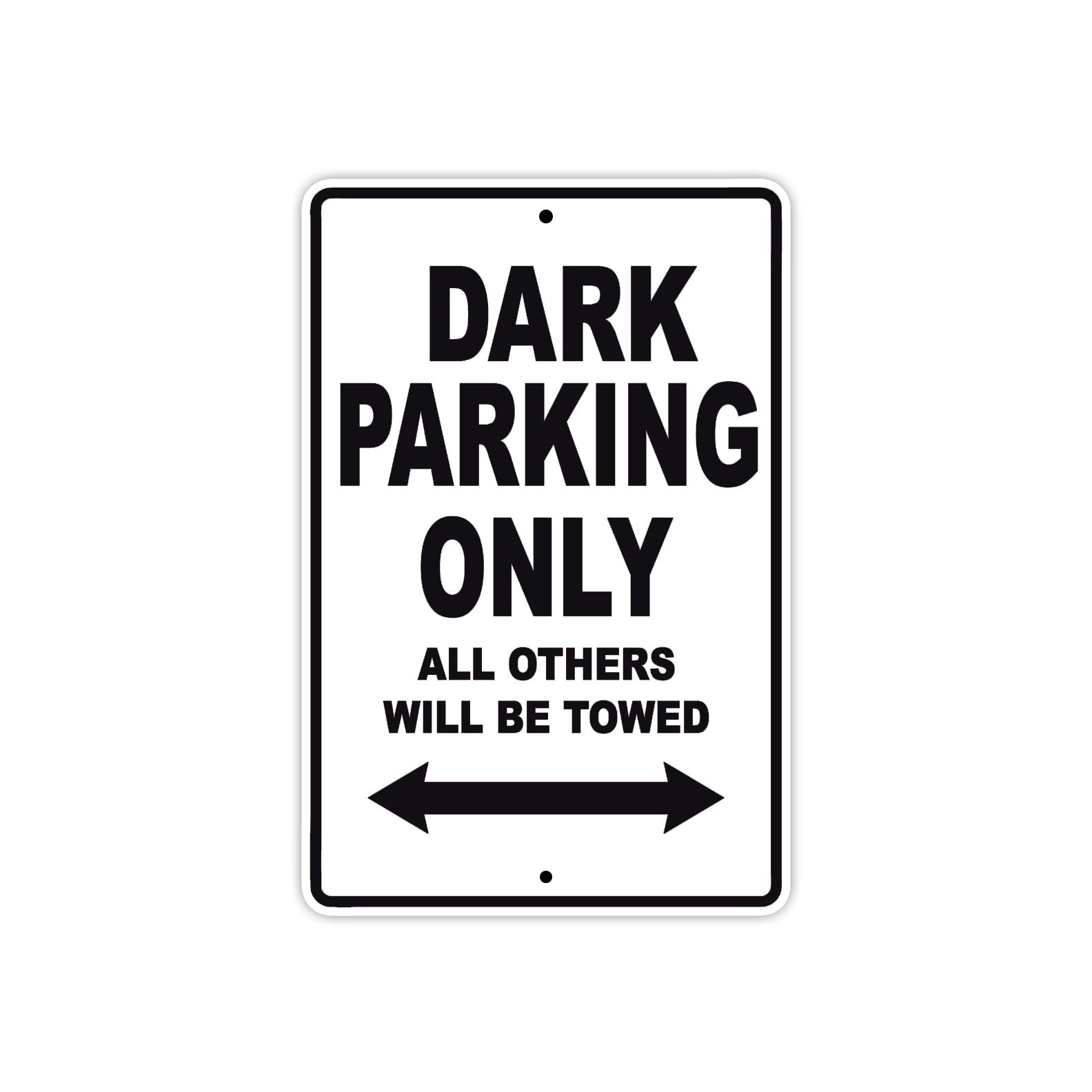 Ducati Dark Parking Only All Others Will Be Towed Aluminum Decor Garage Sign