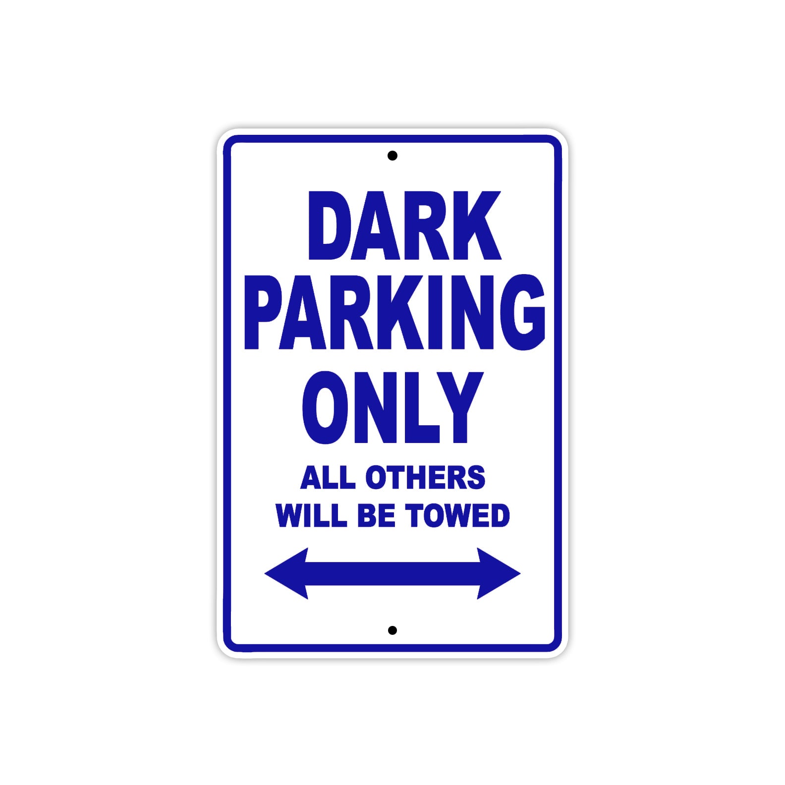 Ducati Dark Parking Only All Others Will Be Towed Aluminum Decor Garage Sign