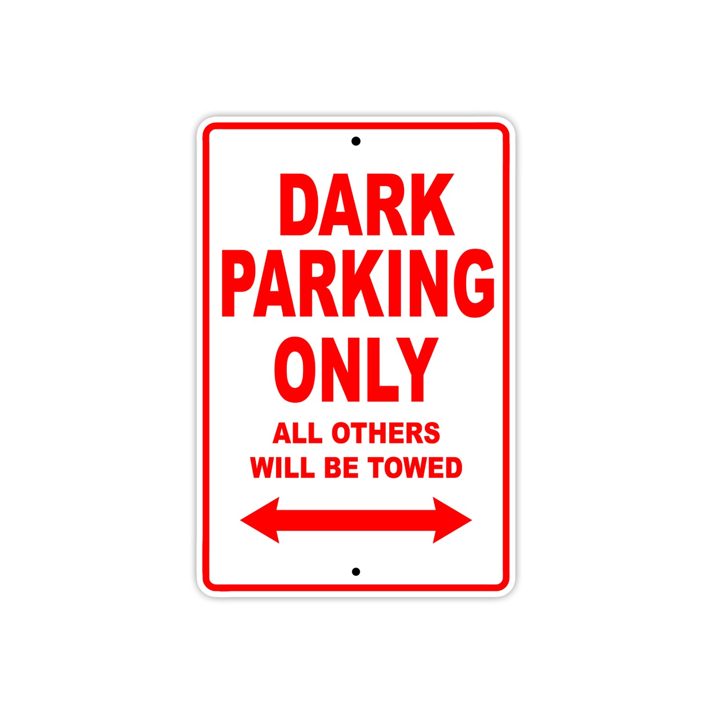 Ducati Dark Parking Only All Others Will Be Towed Aluminum Decor Garage Sign