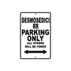 Ducati Desmosedici RR Parking Only All Others Will Be Towed Aluminum Decor Garage Sign