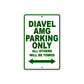 Ducati Diavel AMG Parking Only All Others Will Be Towed Aluminum Decor Garage Sign