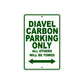 Ducati Diavel Carbon Parking Only All Others Will Be Towed Aluminum Decor Garage Sign