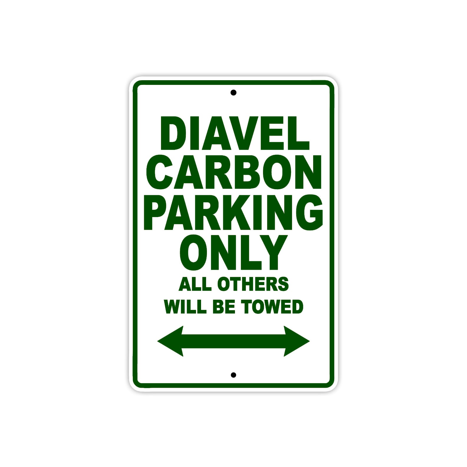 Ducati Diavel Carbon Parking Only All Others Will Be Towed Aluminum Decor Garage Sign