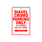 Ducati Diavel Cromo Parking Only All Others Will Be Towed Aluminum Decor Garage Sign