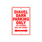 Ducati Diavel Dark Parking Only All Others Will Be Towed Aluminum Decor Garage Sign