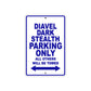 Ducati Diavel Dark Stealth Parking Only All Others Will Be Towed Aluminum Decor Garage Sign